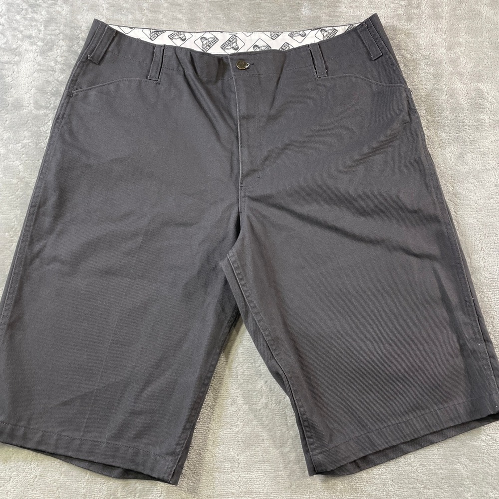 Ben Davis Original Shorts Mens 40‎ Grey Workwear 13" Relaxed Fit Baggy 491